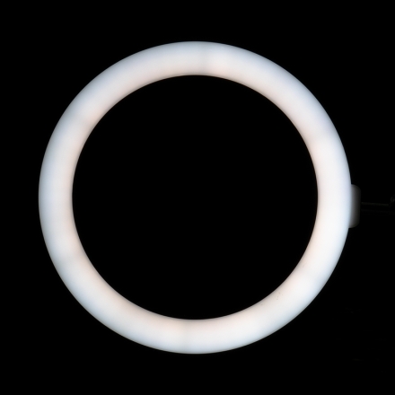 Lampa pierścieniowa Ring light 10' 8W led czarna do blatu - 6