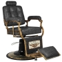 Gabbiano fotel barberski Boss HD Old Leather czarny - 2