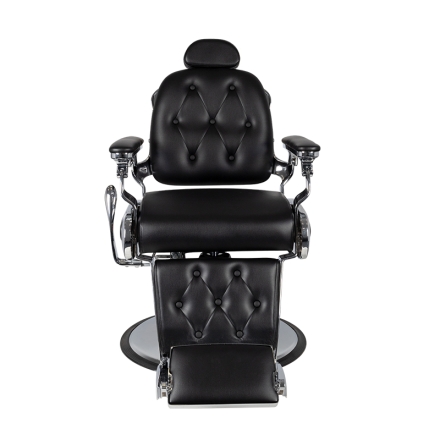 Gabbiano fotel barberski Pietro czarny - 5