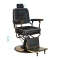 Gabbiano fotel barberski Filippo Gold czarny - 5