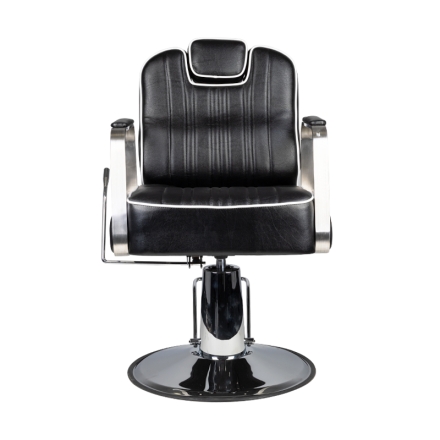 Gabbiano fotel barberski Matteo czarny - 2
