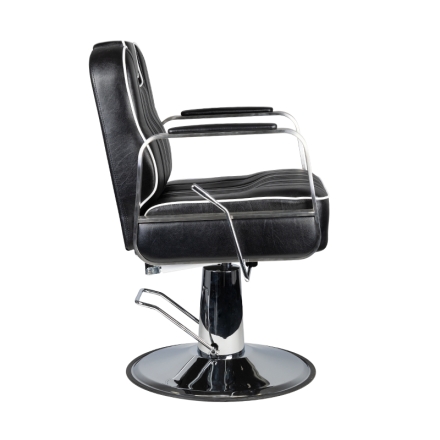Gabbiano fotel barberski Matteo czarny - 3