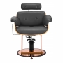 Gabbiano fotel fryzjerski Florencja z regulowanym zagłówkiem szary - 3