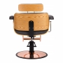 Gabbiano fotel fryzjerski Florencja z regulowanym zagłówkiem szary - 4