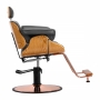 Gabbiano fotel fryzjerski Florencja z regulowanym zagłówkiem szary - 5