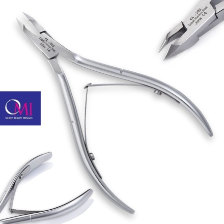 Omi pro-line cążki CL-203 cuticle nippers jaw12 /4 mm lap joint - 3