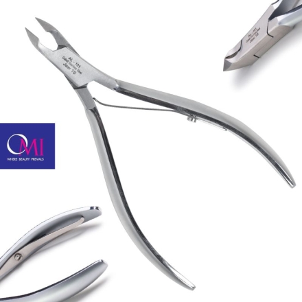 Omi pro-line cążki AL-101 acrylic nail nippers jaw 16/6 mm lap joint - 2