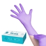All4med jednorazowe rękawice diagnostyczne nitrylowe fioletowe s - 2