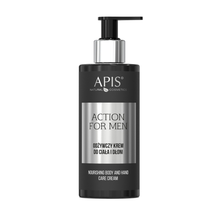 Apis action for men - odżywczy krem do ciała i dłoni 300 ml