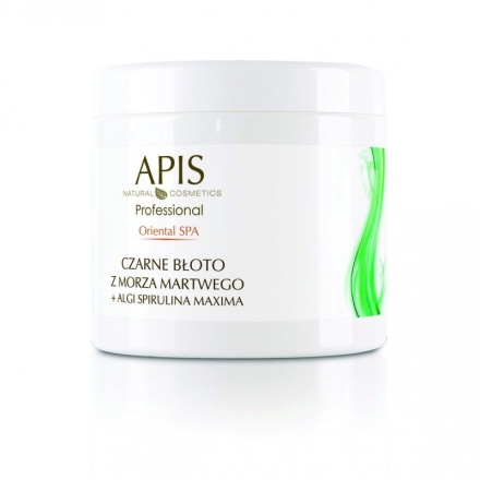 APIS Oriental SPA czarne błoto do ciała +algi Spirulina Maxima 500g