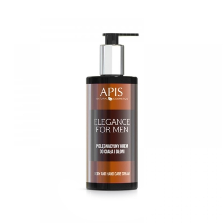 APIS ELEGANCE FOR MEN, pielęgnacyjny krem do ciała i dłonie 300ml