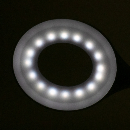 Lampka ring led snake na biurko biała - 3