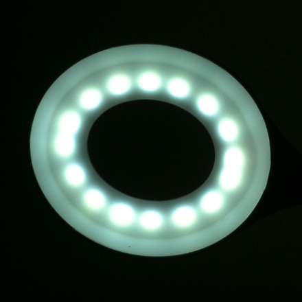 Lampka ring led snake na biurko biała - 4