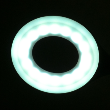 Lampka ring led snake na biurko biała - 5