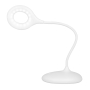 Lampka ring led snake na biurko biała - 7