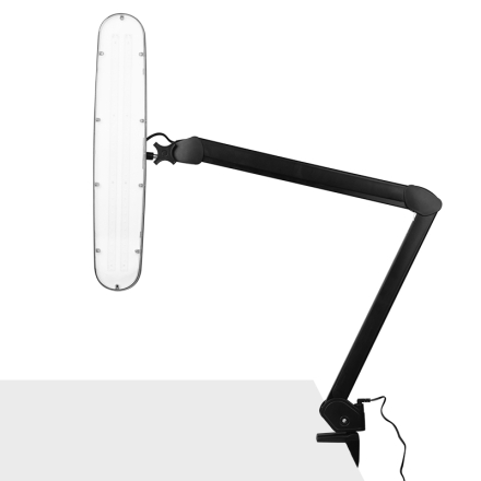 Lampa warsztatowa led Elegante 801-s z imadełkiem standard czarna - 2