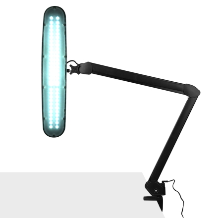 Lampa warsztatowa led Elegante 801-s z imadełkiem standard czarna - 3