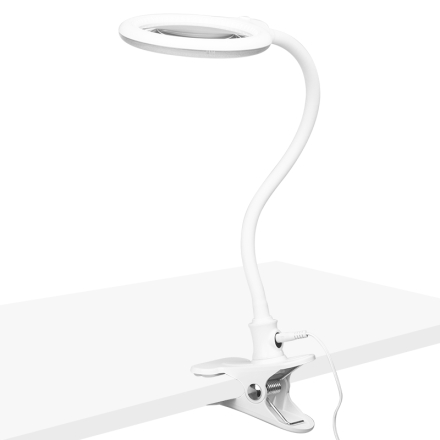 Lampa lupa Elegante 2014-2r 30 led smd 5d z podstawką i klipsem na biurko - 4
