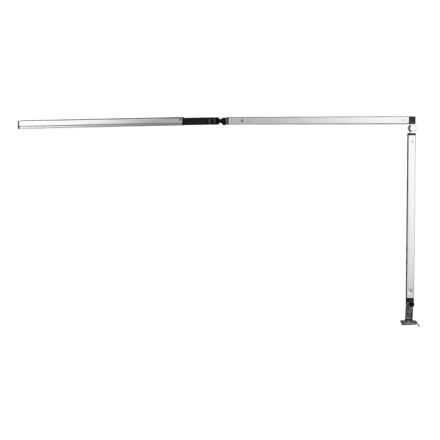 Lampa led 3-ramienna na biurko srebrna - 2