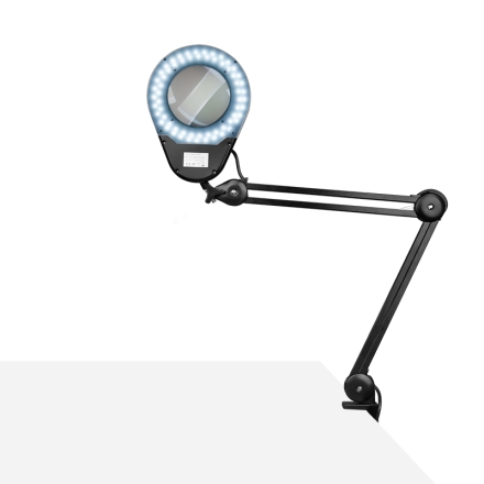 Lampa lupa led eco czarna do blatu - 4