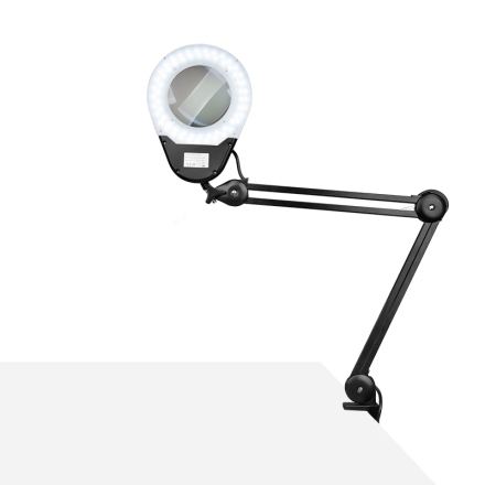 Lampa lupa led eco czarna do blatu - 5