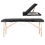 Stół składany do masażu wood komfort Activ Fizjo 3 segmentowe czarny - 8
