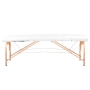 Stół składany do masażu wood komfort Activ Fizjo 3 segmentowe biały - 3