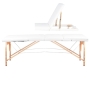 Stół składany do masażu wood komfort Activ Fizjo 3 segmentowe biały - 8