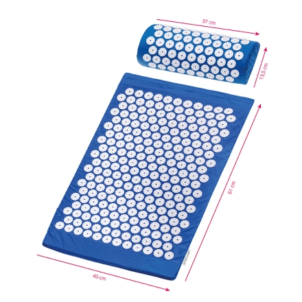 MATA DO AKUPRESURY MAŁA BASIC NIEBIESKA Z PODUSZKĄ - 5