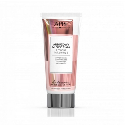 APIS ARBUZOWE ORZEŹWIENIE, MUS DO CIAŁA ARBUZOWY Z MANGO I WITAMINĄ E , 200ML