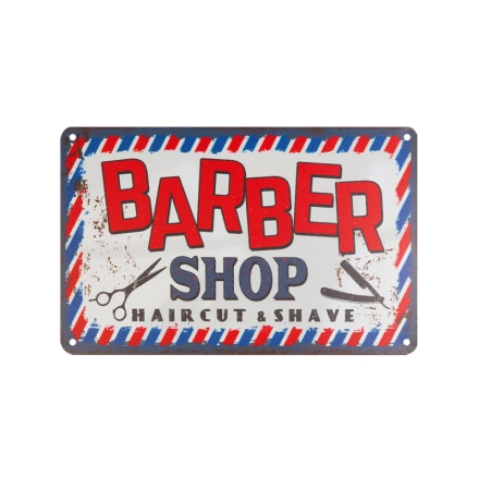 Tablica ozdobna barber B002