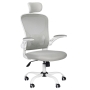 Fotel biurowy Max Comfort 73H biało - szary - 2