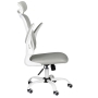 Fotel biurowy Max Comfort 73H biało - szary - 4