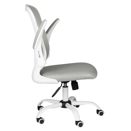 Fotel biurowy Comfort 73 biało - szary - 3