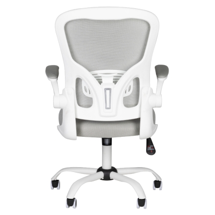 Fotel biurowy Comfort 73 biało - szary - 4