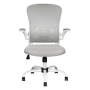 Fotel biurowy Comfort 73 biało - szary - 6