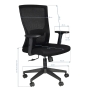 Fotel biurowy Comfort 32 czarny - 6