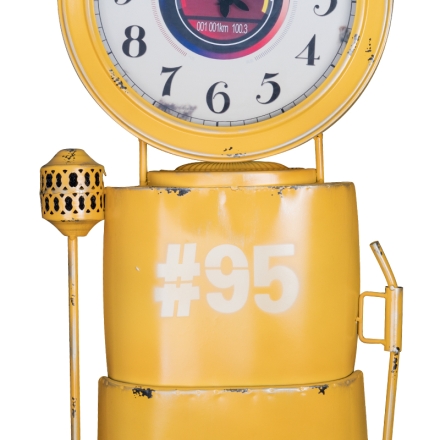 Zegar dekoracja dystrybutor żółty - 2