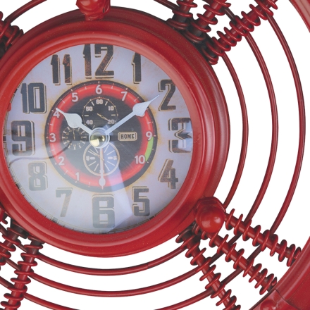 Zegar dekoracja śmigło czerwony - 2