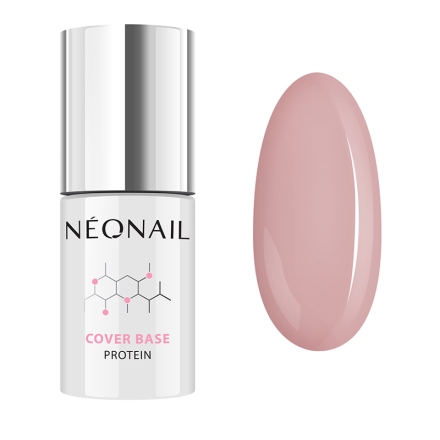 NEONAIL Lakier Hybrydowy 7,2 ml - Cover Base Protein Natural Nude