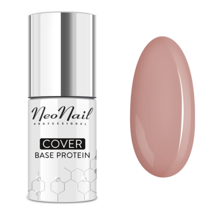 NEONAIL Lakier Hybrydowy 7,2 ml - Cover Base Protein Cream Beige
