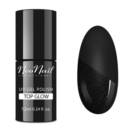 NEONAIL Lakier Hybrydowy 7,2 ml - Top Glow Silver