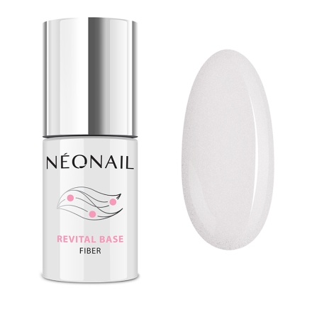 NEONAIL Lakier hybrydowy 7,2 ml - Revital Base Fiber Shiny Queen