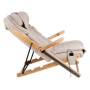 Sakura fotel składany Relax z masażerem beżowy - 3