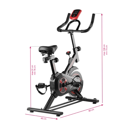 Rower treningowy Magneto 01 czarny - 6