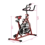 Rower treningowy Magneto 18 czerwony - 7