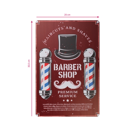 Tablica ozdobna barber B030 - 2