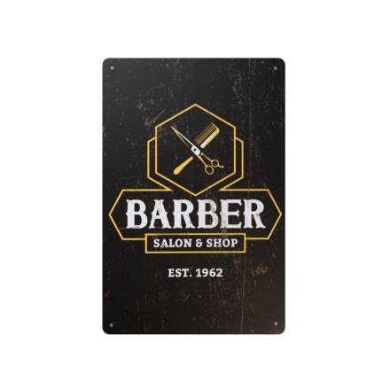 Tablica ozdobna barber B035