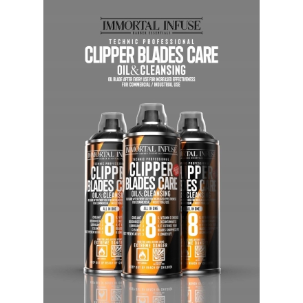 IMMORTAL CLIPPER BLADES CARE spray 8w1 400ml - 2