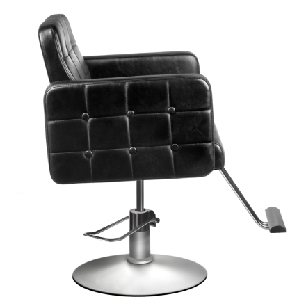 Zestaw Mebli Fryzjerskich - 3 Fotele Hair System 90-1 Czarne - 3